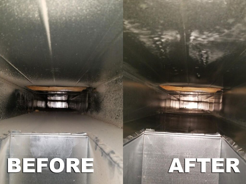 Before and After Air Ducts