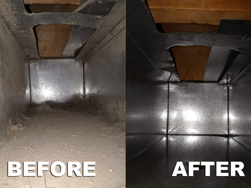 Before and After Air Ducts